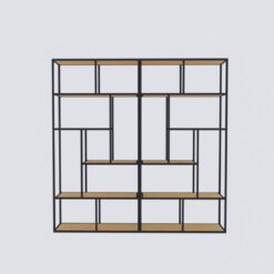 Bộ 2 kệ trang trí kiểu hiện đại GHF-403