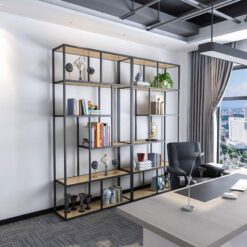 Bộ 2 kệ trang trí kiểu hiện đại GHF-403