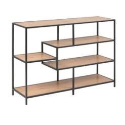 Kệ trang trí khung sắt mặt gỗ GHF-742 9 Sắt trang trí khung sắt mặt gỗ GHF-742