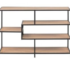 Kệ trang trí khung sắt mặt gỗ GHF-742 11 Sắt trang trí khung sắt mặt gỗ GHF-742