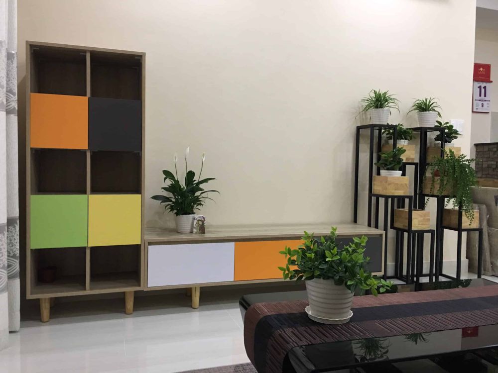 Thi công kệ khung sắt hộp gỗ và bộ 4 món giường tủ chị Vy - RichStar