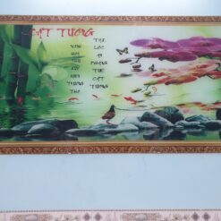 Tranh kính cường lực phong thủy CÁT TƯỜNG GHK-145