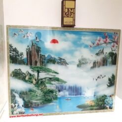 Tranh kính cường lực phong thủy GHK-266