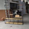 Kệ trang trí khung sắt làm vách ngăn GHF-6190