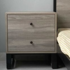 Tab đầu giường gỗ MDF chân sắt GHTop-5804