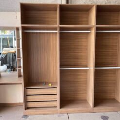 Mẫu bộ 2 món: tủ áo + bàn phấn gỗ công nghiệp GHF-6945