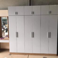 Mẫu bộ 2 món: tủ áo + bàn phấn gỗ công nghiệp GHF-6945