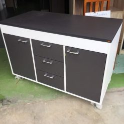 Tủ bếp gỗ công nghiệp MDF có bánh xe GHF-7218