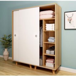 Tủ quần áo cửa lùa 2 cánh GHF-6704 11 Tủ quần áo cửa lùa 2 cánh GHF-6704