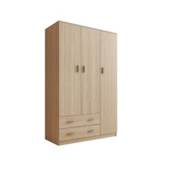 Tủ quần áo gỗ công nghiệp 3 cánh 2 ngăn kéo GHF-6838 9 Tủ quần áo gỗ công nghiệp 3 cánh 2 ngăn kéo GHF-6838