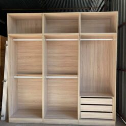 Tủ Quần Áo Gỗ Công Nghiệp 6 Cánh Hiện Đại GHF-6900 8 Tủ Quần Áo Gỗ Công Nghiệp 6 Cánh Hiện Đại GHF-6900