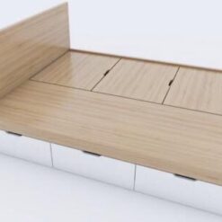 Giường gỗ công nghiệp MDF chống ẩm GHF-7283