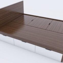 Giường gỗ công nghiệp MDF chống ẩm GHF-7283