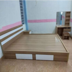 Giường gỗ công nghiệp MDF chống ẩm GHF-7296