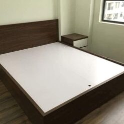 Giường gỗ công nghiệp MDF chống ẩm không ngăn kéo GHF-7308