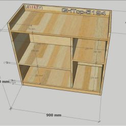 Tủ kệ để lò vi sóng gỗ MDF GHTX-6814