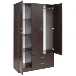 Tủ áo gỗ công nghiệp MDF chống ẩm 3 cánh GHF-7315