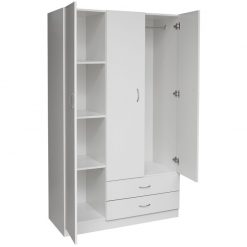 Tủ áo gỗ công nghiệp MDF chống ẩm 3 cánh GHF-7315