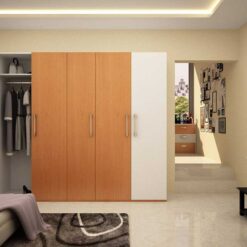 Tủ áo gỗ công nghiệp MDF chống ẩm 5 cánh GHF-7330