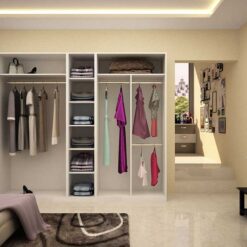 Tủ áo gỗ công nghiệp MDF chống ẩm 5 cánh GHF-7330