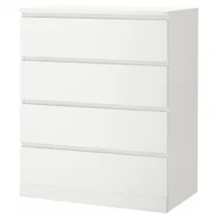 Tủ gỗ công nghiệp MDF chống ẩm 4 ngăn kéo màu trắng GHF-7347 10 tu go cong nghiep mdf chong am 4 ngan keo mau trang ghf 7347 2