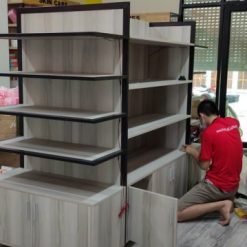ke trung bay san pham shop my pham my ghs 8581 2