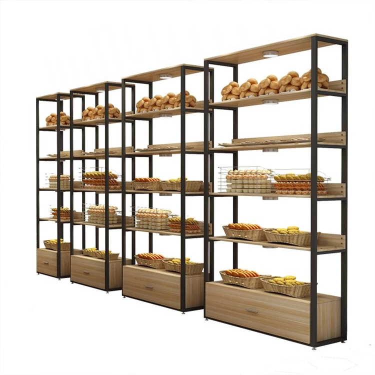 Kệ Shop Khung Sắt Mặt Gỗ Có Tủ GHS-9008 5 Kệ Shop Khung Sắt Mặt Gỗ Có Tủ GHS-9008 - Ảnh 3