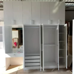 tu quan ao go cong nghiep mdf chong am co guong ghs 9595 8